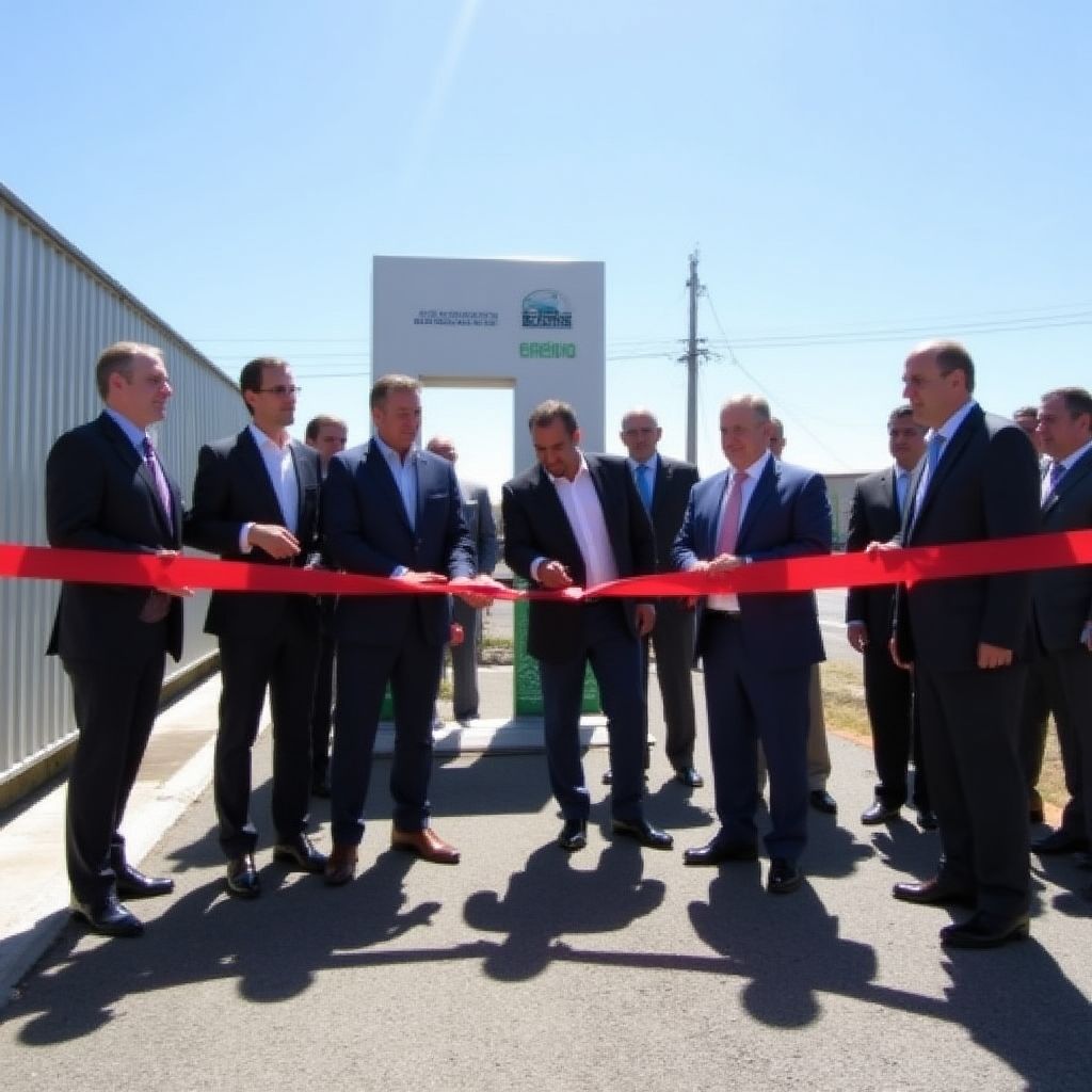 Inauguración de la red de cargadores en la Ruta 40