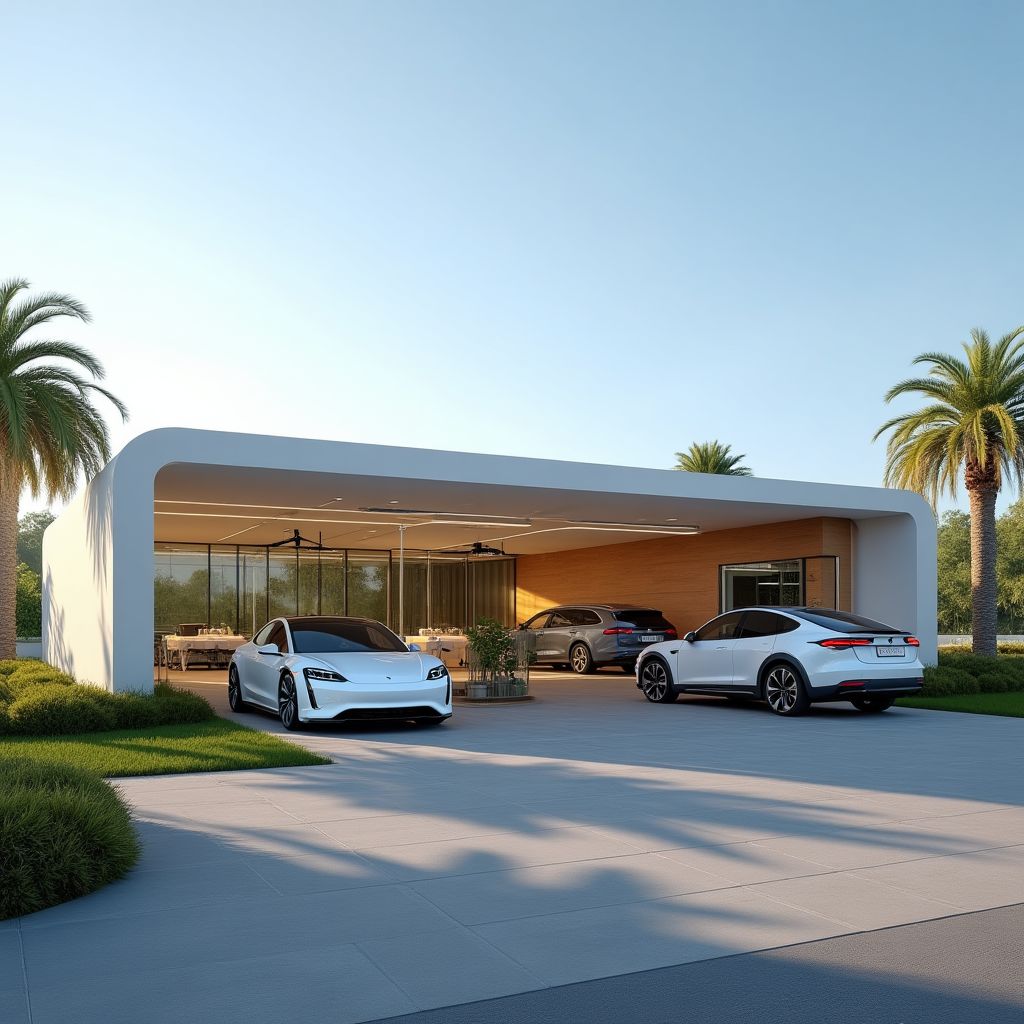 Concesionario moderno de ElectriCars Argentina