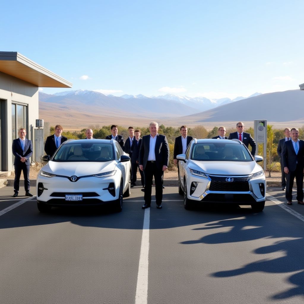 Inauguración de red de cargadores rápidos en la Patagonia