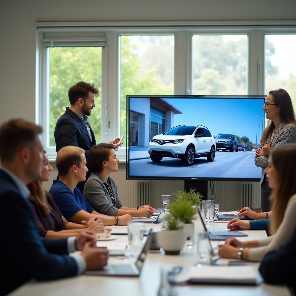 Equipo de ElectriCars Argentina en reunión estratégica