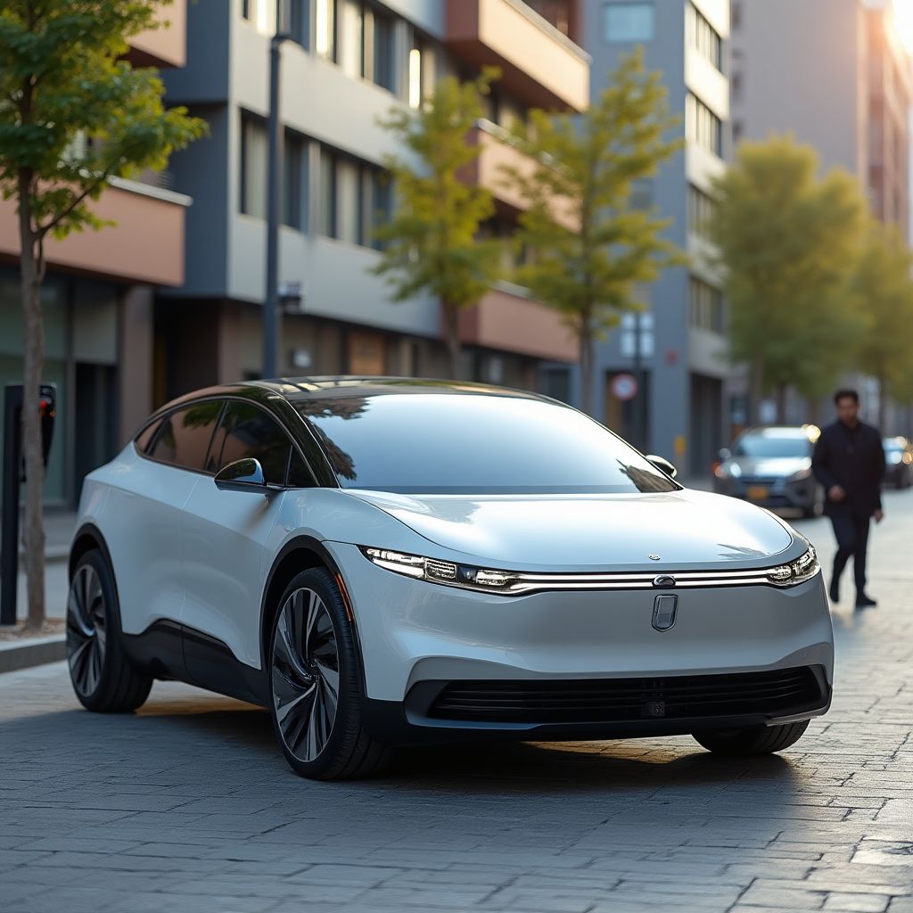 Vehículo eléctrico compacto modelo urbano