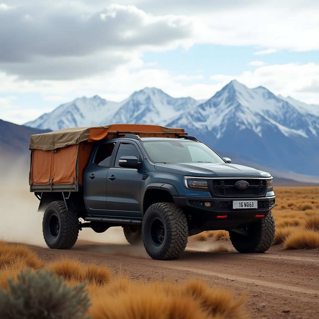 Pickup eléctrica para trabajo y aventura